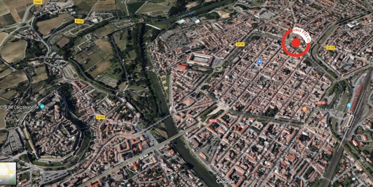 Carcassonne Centre Avec Balcon Et Parking Apartman Kültér fotó